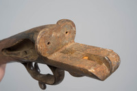 Archived Images\I_numbers\I7001-I7500\I7454.13.jpg; I7454; wood shotgun stock; shotgun, stock only